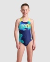 Costum de baie Kikko V pentru femei ARENA Damen Costum de baie dintr-o bucată cu grafică cu spatele în V (pachet 1)