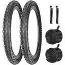 2 x cameră interioară pentru bicicletă pentru copii 16 x 1,75 – 2,125 tub valvă Schrader – 40,6 cm