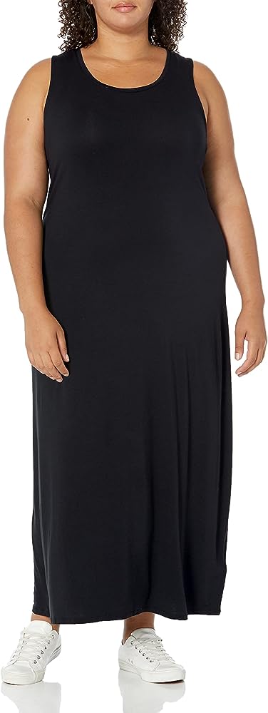 Amazon Essentials Rochie maxi fără mâneci pentru femei