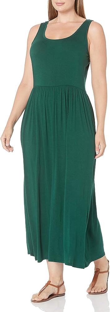 Amazon Essentials Rochie maxi fără mâneci pentru femei