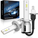 Becuri LED SHINYY H7 22000LM, [2023 actualizat] cu ventilator 6500K alb 12V H7 Bec LED Faruri auto pentru faza scurta si faza lunga, inlocuieste 1:1 lampa cu halogen si xenon, 2BUC.