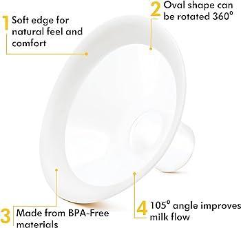 Protecții pentru sâni Medela PersonalFit Flex – Mai mult lapte și mai mult confort la extragere – Pentru utilizare cu orice pompă Medela