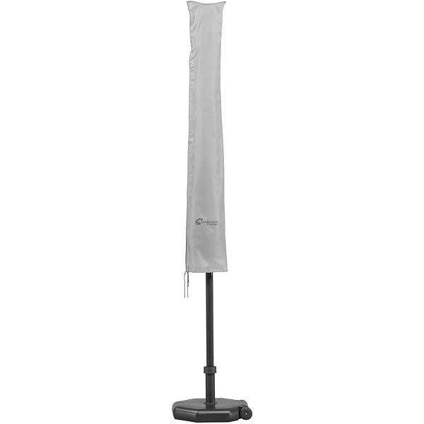 Husa de protectie Schneider pentru umbrele de soare pana la 400 cm Ø, 833-00, gri argintiu, 250 x 27/44 cm, 0,3 kg