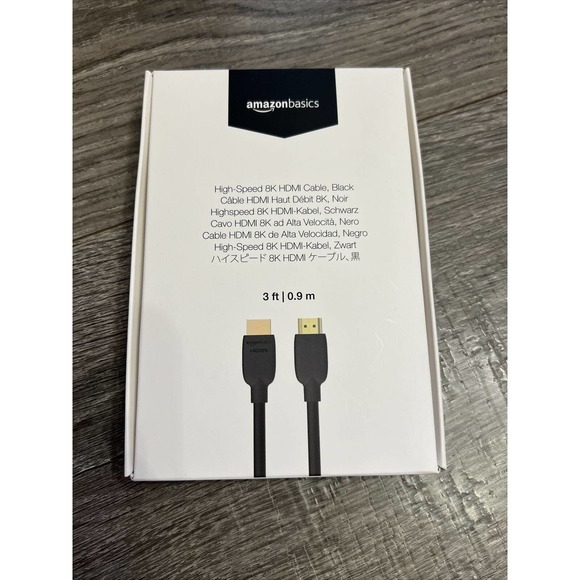 Amazon Basics - Cablu de alimentare - 3 m, negru