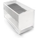 Paravan Chicco Next2Me pentru paturi pentru copii, compatibil cu paturile pentru copii Chicco Next2Me, ingust, usor de instalat, fermoar central practic, ventilatie completa, 0-6 luni/9 kg, alb