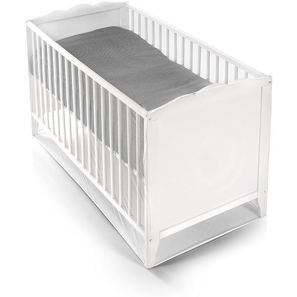 Paravan Chicco Next2Me pentru paturi pentru copii, compatibil cu paturile pentru copii Chicco Next2Me, ingust, usor de instalat, fermoar central practic, ventilatie completa, 0-6 luni/9 kg, alb