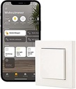 Eve Shutter Switch - Control inteligent al ruloului cu programe integrate, umbrire adaptivă, control vocal Siri, temporizator, acces la distanță, fără bridge, Bluetooth/Thread, Apple HomeKit