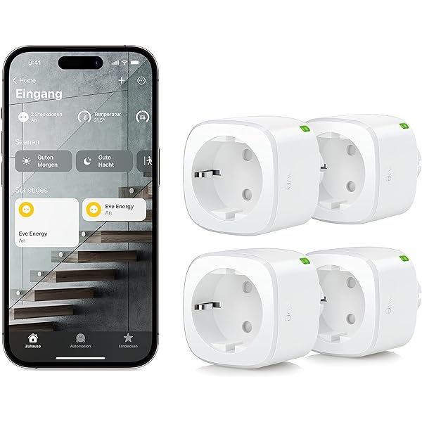Eve Shutter Switch - Control inteligent al ruloului cu programe integrate, umbrire adaptivă, control vocal Siri, temporizator, acces la distanță, fără bridge, Bluetooth/Thread, Apple HomeKit