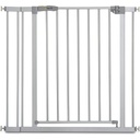 Hauck poarta scara/poarta usa Close N Stop cu prelungire de 9 cm, pentru latimi 84 - 89 cm, fara gaurire, deschidere cu o singura mana, pivotanta pe ambele parti, metal, negru