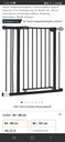 Hauck poarta scara/poarta usa Close N Stop cu prelungire de 9 cm, pentru latimi 84 - 89 cm, fara gaurire, deschidere cu o singura mana, pivotanta pe ambele parti, metal, negru