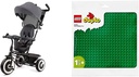 Tricicletă Kinderkraft ASTON de la 9 luni până la 25 kg, tricicletă pentru copii cu bară de împingere, scaun rotativ pentru deplasare înainte și înapoi, copertina pliabilă cu protecție solară, coș pentru suport pentru băuturi într-un set, roz