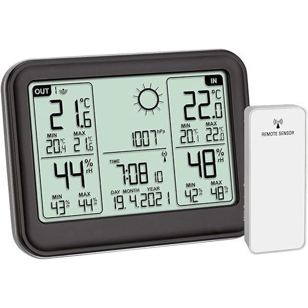 Transmițător termo-higro TFA Dostmann, 30.3215.02, pentru posturi radio TFA 35.1136 | 35,1141 | 35.1142.01, pentru climatizare exterior sau interior, alb