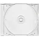 Hama cutii goale CD 10 piese (cutie bijuterie pentru CD/DVD/Blu-ray, cutie goală pentru arhivare, depozitare, husă de protecție standard pentru CD, cutie de transport) transparent-negru