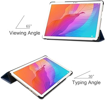 Husă Kepuch Custer pentru Huawei MatePad SE AGS3K-W20, T10S 10.1" AGS3-L09 AGS3-W09, T10 9.7" AGR-L09 AGR-W09, Honor Pad X8 Lite AGM3-W09HN, husă inteligentă din piele PU Husă de protecție - roșu