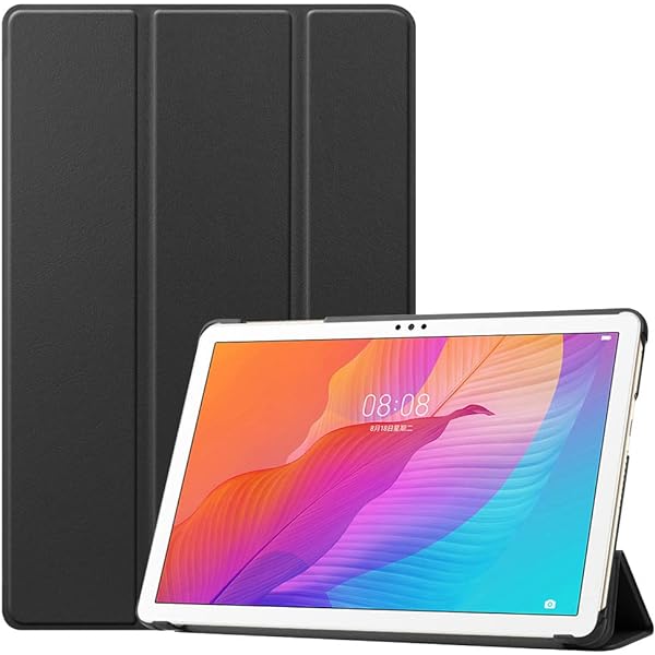 Husă Kepuch Custer pentru Huawei MatePad SE AGS3K-W20, T10S 10.1" AGS3-L09 AGS3-W09, T10 9.7" AGR-L09 AGR-W09, Honor Pad X8 Lite AGM3-W09HN, husă inteligentă din piele PU Husă de protecție - roșu
