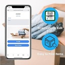 Etichete cu coduri QR pentru depozitare și organizare Pachet de autocolante cu coduri QR cu coduri de culoare și etichete de urmărire Inventar, depozitare, mutare