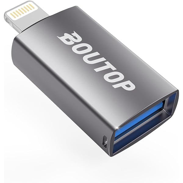 Adaptor USB C la Lightning, adaptor Lightning OTG, potrivit pentru conectarea între telefoane mobile, tablete și unități flash USB, microfoane, cititoare de carduri, plăci de sunet, șoareci și tastaturi