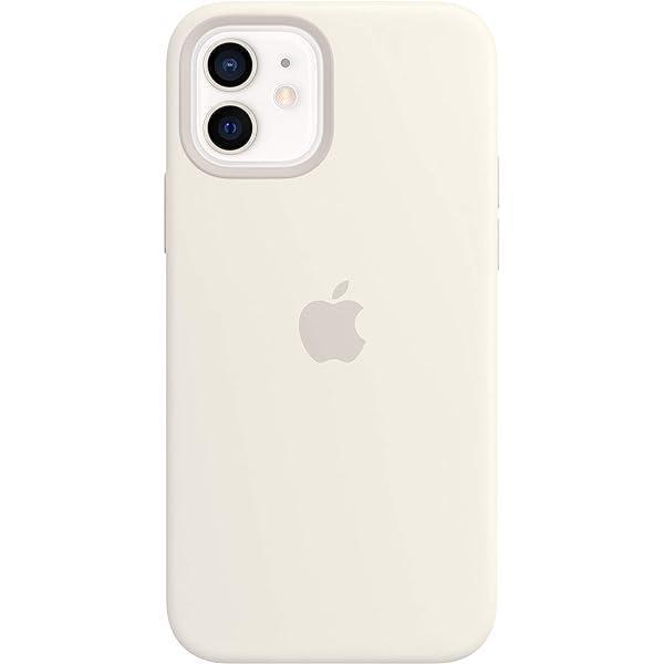 Husă din silicon Apple (pentru iPhone 11) - Albă - 6,1 inchi