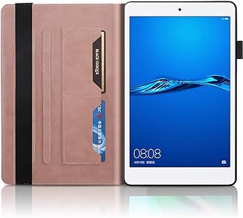 AsWant Husă Huawei Mediapad M5 Lite 10 Husă de protecție cu arbore în relief PU PU Piele PU Husă BookStyle Flip Stand Slot pentru card Husă de protecție pentru tabletă pentru Huawei Mediapad M5 Lite/C5 10,1 inch 2018 - Albastru