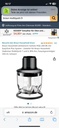 Accesoriu pentru tocator de uz casnic Braun MQS 200 BK cu sistem EasyClick Plus - accesoriu pentru blender de mana Braun Household MultiQuick 7 si 9, fara BPA, capacitate 350 ml, negru