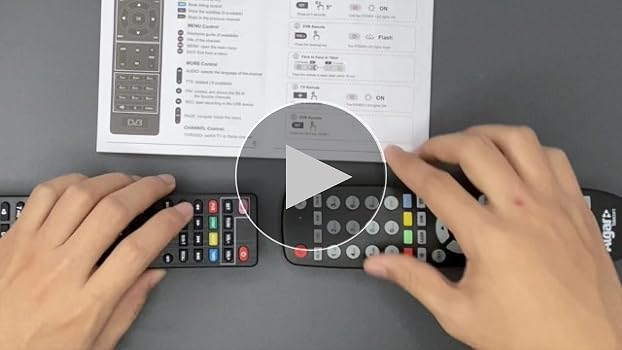 Decodor digital terestru Dcolor DVB-T2 - Stick TV HDMI, Dolby Audio HD 1080P H265 HEVC principal 10 biți, suport USB WiFi / Multimedia / PVR [Include telecomandă universală 2 în 1]