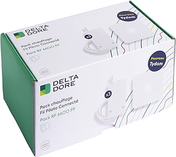 Termostat de cameră fără fir Delta Dore Tybox 5101 Alb (receptorul nu este inclus) - 6300045