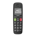Gigaset E290HX - receptor DECT cu suport de încărcare - compatibil Fritzbox - telefon senior fără fir pentru router și bază DECT - afișaj mare și butoane - funcție de amplificare, negru