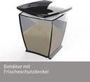 Razatoare electrica Imetec La Grattugia, rola inox, palnie din aluminiu, recipient extras cu capac pentru prospetime, sistem de siguranta, 150 W.