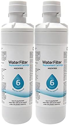Filtru de apă LT1000p de înlocuire pentru Kenmore9980, filtru de apă înlocuibil pentru frigider Filtru de apă pentru îndepărtarea casei alb pentru Kenmore9980 (dimensiune: 2 buc/set)