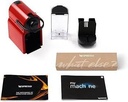 Aparat de capsule Nespresso Inissia XN1005 de la Krups | Gata de utilizare foarte rapid | Oprire automată | Roșu cireș [Clasa energetică A]
