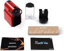 Aparat de capsule Nespresso Inissia XN1005 de la Krups | Gata de utilizare foarte rapid | Oprire automată | Roșu cireș [Clasa energetică A]