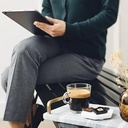 Aparat de capsule Nespresso Krups Inissia XN1001 | timp scurt de încălzire | format compact | Cantitatea de cafea reglabila | Buton de apelare directă | ejecție automată a capsulei | 0,7 L | 34,2 x 19,1 x 32,7 cm | alb