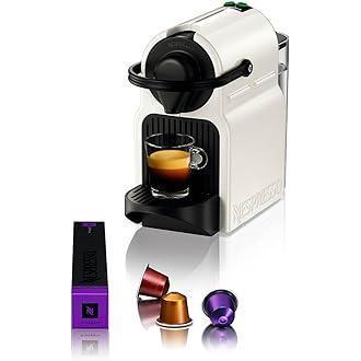 Aparat de capsule Nespresso Krups Inissia XN1001 | timp scurt de încălzire | format compact | Cantitatea de cafea reglabila | Buton de apelare directă | ejecție automată a capsulei | 0,7 L | 34,2 x 19,1 x 32,7 cm | alb