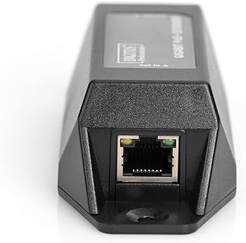 Repetor DIGITUS PoE+ - rază +100 m - kart în cascadă până la 500 m rază totală (4 dispozitive) - PoE af & at