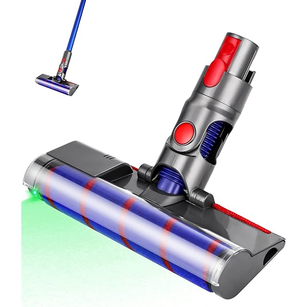 Perie compatibilă cu aspiratorul Dyson V10 V8 V7 V11 V15 cap de curățare cu acționare directă, perie turbo cu eliberare rapidă pentru curățarea covoarelor, podelelor, gresie
