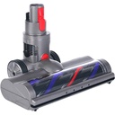 Perie compatibilă cu aspiratorul Dyson V10 V8 V7 V11 V15 cap de curățare cu acționare directă, perie turbo cu eliberare rapidă pentru curățarea covoarelor, podelelor, gresie