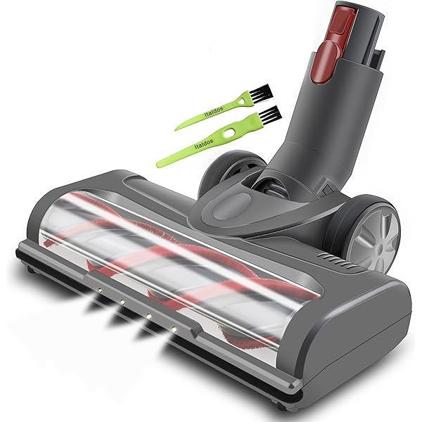 Perie compatibilă cu aspiratorul Dyson V10 V8 V7 V11 V15 cap de curățare cu acționare directă, perie turbo cu eliberare rapidă pentru curățarea covoarelor, podelelor, gresie