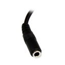 StarTech.com Cablu audio de 15 cm mufă de 3,5 mm la 2x RCA (mufă/priză) - mufă jack/cablu Y RCA cu mufă de 3,5 mm și 2 RCA/RCA