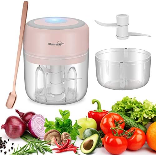 Tăiător de ceapă electric 300 ml, Tocător de ceapă electric de bucătărie, tăietor de usturoi reîncărcabil prin USB Tăiător de legume Tocător de ceapă Tăiător de alimente pentru carne, ceapă, usturoi