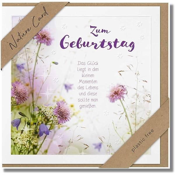 bsb - Felicitare de aniversare a 70 de ani - Felicitare de natura - Felicitari de ziua de nastere sustenabile - Felicitari de ziua de nastere cu plic - Felicitare de ziua de nastere pentru femei si barbati - Felicitare de felicitari 15,5 x 15,5 cm