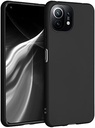 husa kwmobile compatibila cu husa Xiaomi Mi 9 Lite - carcasa moale din silicon TPU - husa potrivita pentru incarcare wireless - negru mat