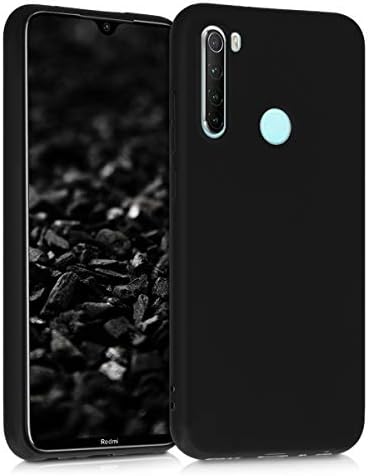 husa kwmobile compatibila cu husa Xiaomi Mi 9 Lite - carcasa moale din silicon TPU - husa potrivita pentru incarcare wireless - negru mat