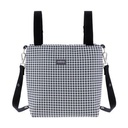 Cambrass - Geanta Carrucior Talega Vichy Neagra 12x40x35 Cm