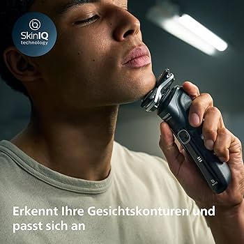 Philips Shaver Series 5000 - aparat de ras electric umed și uscat pentru bărbați cu aparat de tuns pliabil, stație de curățare, cartus de curățare și carcasă de călătorie (model S5898/50)