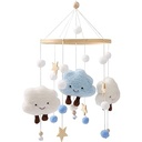 Gymini de dezvoltare Tiny Love Luxe, Covoraș de joacă din lemn pentru copii cu muzică, 0+ luni, Covoraș de joacă pentru bebeluși, 20 de activități, Jucărie muzicală, țesături premium, Hărți de 12 mile, Boho Chic