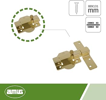 AMIG Locking Security Gold Amig 88 x 153mm