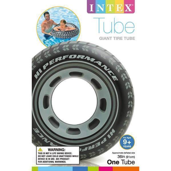 Intex - Swimming Tube Anvelopa auto gigant 91cm