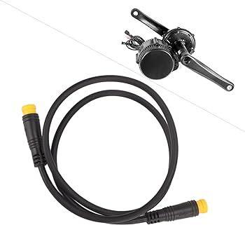 Cablu de prelungire pentru bicicletă electrică Alomejor, frână, 3 pini, conector impermeabil, mamă/mascul/mascul la femelă pentru motor Bafang