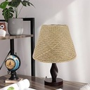 Abajur pentru lampă de masă Garneck, abajur lanternă din paie de 30 cm, abajur versatil pentru agățat și lampă de masă, abajururi în stil rustic
