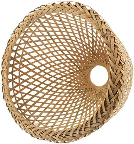 Abajur pentru lampă de masă Garneck, abajur lanternă din paie de 30 cm, abajur versatil pentru agățat și lampă de masă, abajururi în stil rustic